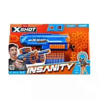 ginklai lt - Zuru X-Shot Insanity Manic, Mėlyna (Blue) - 8 nuotrauka