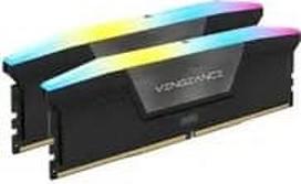 6000 32gb ddr5 - Corsair Vengeance RGB, DDR5, 64 GB (2x32 GB), 6000 MHz, Juodas (Black) - 2 nuotrauka
