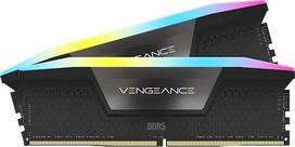 6000 32gb ddr5 - Corsair Vengeance RGB, DDR5, 64 GB (2x32 GB), 6000 MHz, Juodas (Black) - 3 nuotrauka