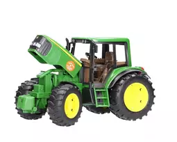 tractor john deere - Žaislinis traktorius Bruder John Deere 6920 Tractor & Trailer BR02057, raudona/žalia - 4 nuotrauka