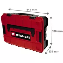 putplastis - Einhell Einhell sistemos dėklas E-Case SF įsk. tinklelio putplastis, įrankių dėžė (juodas/raudona, su tinklelio putplasčio įdėklu) - 5 nuotrauka