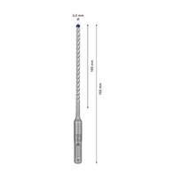 graztas betonui sds 30 - SDS-plus-7X grąžtas Bosch 5x100x165mm, 30 vnt. - 6 nuotrauka