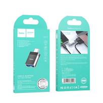 hoco usb type c - Hoco UA17 Type-C to USB-A juodas - 2 nuotrauka
