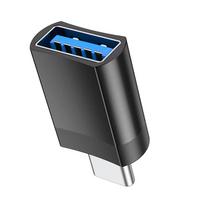 hoco usb type c - Hoco UA17 Type-C to USB-A juodas - 7 nuotrauka