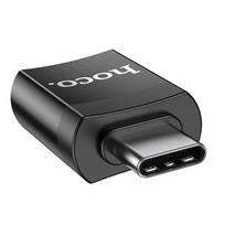 hoco usb type c - Hoco UA17 Type-C to USB-A juodas - 8 nuotrauka