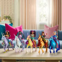 vienaragiai pigu lt - Žaislinė figūrėlė, su priedais, vienaragis Spin Master Unicorn Academy Wildstar, 28 cm, violetinė - 3 nuotrauka