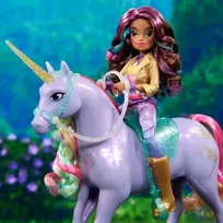 vienaragiai pigu lt - Žaislinė figūrėlė, su priedais, vienaragis Spin Master Unicorn Academy Wildstar, 28 cm, violetinė - 4 nuotrauka
