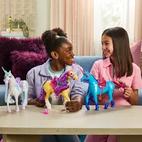 vienaragiai pigu lt - Žaislinė figūrėlė, su priedais, vienaragis Spin Master Unicorn Academy Wildstar, 28 cm, violetinė - 5 nuotrauka