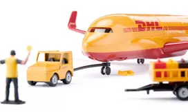 modelis - SIKU DHL Cargo lėktuvas su aksesuarais, 1702 - 5 nuotrauka