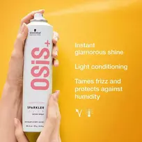 osio lakopos - Schwarzkopf Osis Freeze 300ml Hairspray - 3 nuotrauka