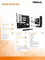 b850m - ASRock B850M Pro RS Wi-Fi AM5 mATX - 2 nuotrauka