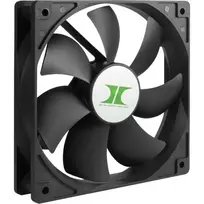 ausintuvai 120 - Inter-Tech IPC Fan Set 120 mm Juodas (Black) 3 vnt - 3 nuotrauka