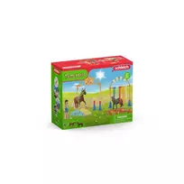 rinkinys schleich farm - Rinkinys Schleich Farm World Pony Agility Training 42481, 48 vnt., įvairių spalvų - 3 nuotrauka