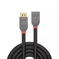 displayport 1.4 kabelis - Lindy DisplayPort 1.4 1m, Anthra Line - 2 nuotrauka