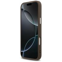 iphone 17 pro max deklas - Dėklas Guess 4G Classic Logo MagSafe skirtas Apple iPhone 17 Pro Max rudos spalvos - 4 nuotrauka