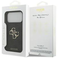 casio pilkas - Dėklas Guess 4G Big Logo skirtas Apple iPhone 17 Pro Max juodos spalvos - 2 nuotrauka