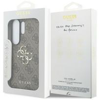 telefono deklas samsung ultra - Guess PU 4G Metal Logo dėklas skirtas Samsung Galaxy S26 Ultra rudos spalvos - 2 nuotrauka
