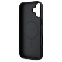 guess pu leather 4g - Guess "PU Leather 4G Colored Ring MagSafe Case iPhone 16" Black - 3 nuotrauka