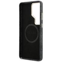 guess pu leather 4g - Guess PU Leather 4G Strass Logo Gold Frame Magnetic dėklas skirtas Samsung Galaxy S26 Ultra juodos spalvos - 3 nuotrauka