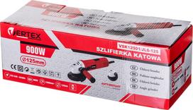 kampiniai slifuoklis elektrinis 900w - Kampinis šlifuoklis WA 125mm 900W VSK12501 VERTEX - 7 nuotrauka