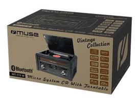 aux grotuvas - Muse MT-115W, Juodas (Black) - 5 nuotrauka