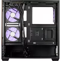 master cooler - Cooler Master Elite 690 Wood Juodas (Black) - 2 nuotrauka