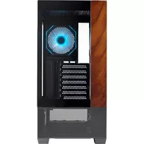 master cooler - Cooler Master Elite 690 Wood Juodas (Black) - 5 nuotrauka