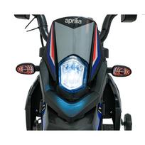 led motociklo zibintas - Elektrinis motociklas Aprilia RX, Blue - 5 nuotrauka