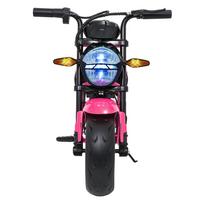 motociklai - Elektrinis motociklas SUPERMOTO, Pink - 2 nuotrauka