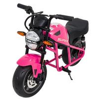 motociklai - Elektrinis motociklas SUPERMOTO, Pink - 19 nuotrauka