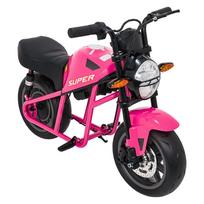 motociklai - Elektrinis motociklas SUPERMOTO, Pink - 20 nuotrauka