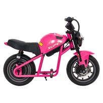 motociklai - Elektrinis motociklas SUPERMOTO, Pink - 21 nuotrauka