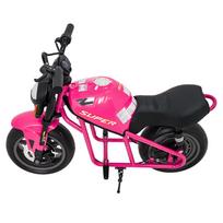 motociklai - Elektrinis motociklas SUPERMOTO, Pink - 24 nuotrauka