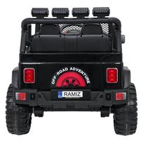 vaikiskas elektromobilus - Elektrinis džipas Jeep BEAST 4x4, raudonas (Red) - 19 nuotrauka