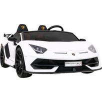 vaikiskas elektromobilus - Vaikiškas elektromobilis Ramiz Lamborghini SVJ Drift, balta (White) - 5 nuotrauka