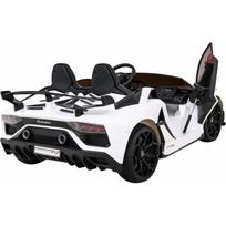 vaikiskas elektromobilus - Vaikiškas elektromobilis Ramiz Lamborghini SVJ Drift, balta (White) - 6 nuotrauka
