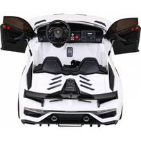 vaikiskas elektromobilus - Vaikiškas elektromobilis Ramiz Lamborghini SVJ Drift, balta (White) - 10 nuotrauka