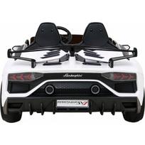vaikiskas elektromobilus - Vaikiškas elektromobilis Ramiz Lamborghini SVJ Drift, balta (White) - 11 nuotrauka