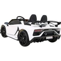 vaikiskas elektromobilus - Vaikiškas elektromobilis Ramiz Lamborghini SVJ Drift, balta (White) - 13 nuotrauka