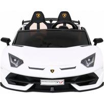 vaikiskas elektromobilus - Vaikiškas elektromobilis Ramiz Lamborghini SVJ Drift, balta (White) - 14 nuotrauka