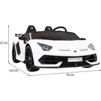 vaikiskas elektromobilus - Vaikiškas elektromobilis Ramiz Lamborghini SVJ Drift, balta (White) - 15 nuotrauka