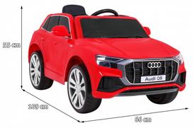 vaiku elektrinis - Elektromobilis Audi Q8 LIFT, raudonas - 15 nuotrauka