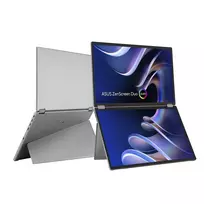 oled monitorius - ASUS ZenScreen Duo MQ149CD 14", OLED, Sidabras (Silver) - 3 nuotrauka