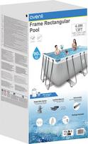 von von - Avenli 17in1 karkasinis baseinas 400 x 207 cm, pilkas (Gray) - 2 nuotrauka