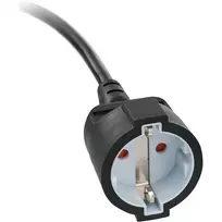metes - Brennenstuhl Short Extension Cable With Angled Flat Plug 5m Black - 3 nuotrauka