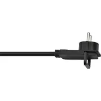 metes - Brennenstuhl Short Extension Cable With Angled Flat Plug 5m Black - 4 nuotrauka