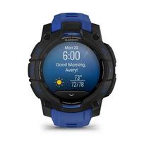 instinct 3 45 mm - Garmin Instinct 3 45mm AMOLED Juodas/Mėlynas (Black/Blue) - 2 nuotrauka