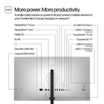 thunderbolt 3 - HP Series 7 Pro 27" QHD, Thunderbolt 4, Sidabrinis (Silver) - 5 nuotrauka