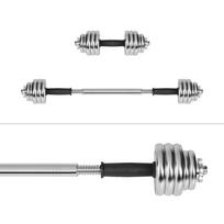rebel active - REBEL ACTIVE reguliuojami hanteliai chromuoti, 15 kg dėkle - 4 nuotrauka