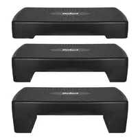 levelingas - Aerobikos stepas (pakyla) REBEL ACTIVE RBA-3227-BK Juodas (Black) - 3 nuotrauka